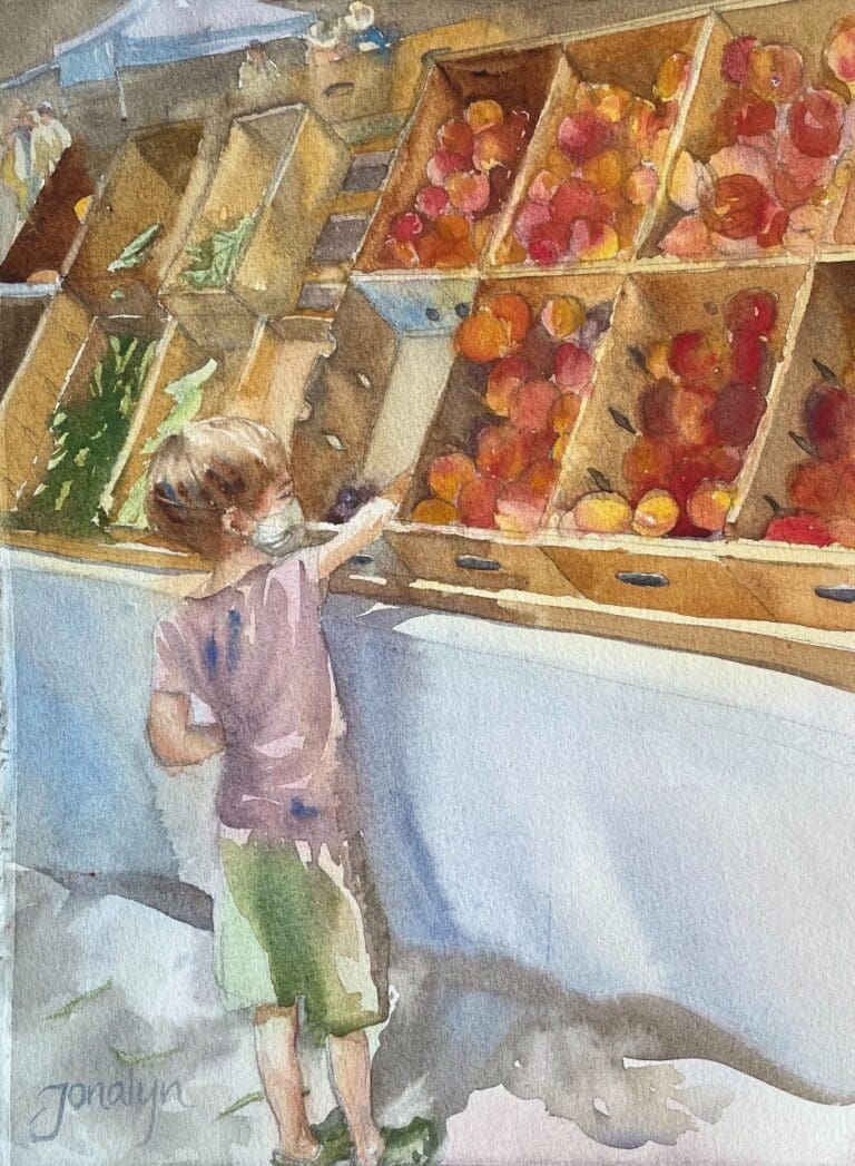 Picking Plums low res