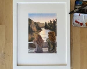 Etsy Landscape Template Wood Shelf 11