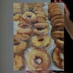 Applecrest Apple Cider Donuts x original watercolor by Jonalyn copy