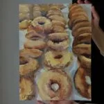 Applecrest Apple Cider Donuts x original watercolor by Jonalyn copy